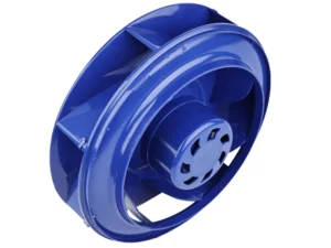 LONGWELL EC AC Motor 190mm 250mm 220V 380V 2500RPM High Pressure High Cfm Backward Centrifugal Impeller Radial Blower Fan