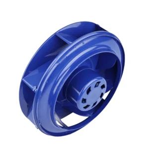 LONGWELL EC AC Motor 190mm 250mm 220V 380V 2500RPM High Pressure High Cfm Backward Centrifugal Impeller Radial Blower Fan
