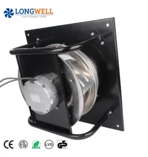 LONGWELL EC Centrifugal Fans 400mm High Pressure 700w Backward Centrifugal Blower Fan with Bracket