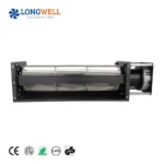 LONGWELL EC Cross Flow Fan 230V 470~1021 CFM Tangential Blower OEM Manufacturer for Air Curtain Commercial Refrigeration