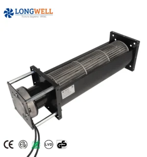 LONGWELL EC Efficient Cross Flow Fan Supplier 800m3/h 230 V 100mm Tangential Ventilator for Industrial HVAC System Ventilation