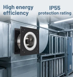 LONGWELL EC Fan 450mm Backward Centrifugal Fan High Efficiency 400V IP55 230V Exhaust Ventilation Fan for AHU HVAC System