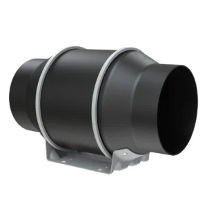 LONGWELL EC Silent 4 Inch 100mm Inline Duct Fan with Speed Controller Duct Fan Home Exhaust Ventilation Fan for Hydroponics