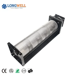 LONGWELL EC Tangential Fans 120mm Cross Flow Fan Blower 12V~230V for HVAC air Conditioner Commercial Refrigeration OEM Factory