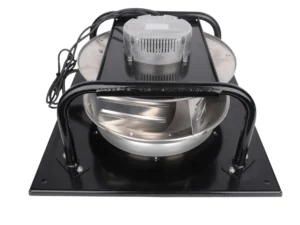 LONGWELL ETL/CE/Rohs Custom EC Backward Curved Centrifugal Fan 450mm Aluminum Alloy Impeller Commercial Fan with Plug Bracket