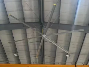 LONGWELL Factory Price High Quality HVLS Fan 24ft Big Industrial Large Ceiling Fan for Warehouse Farm Gym Stadium Train Station