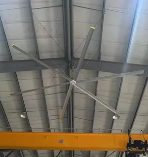 LONGWELL Factory Price High Quality HVLS Fan 24ft Big Industrial Large Ceiling Fan for Warehouse Farm Gym Stadium Train Station
