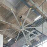 LONGWELL Factory Wholesale 8/10/12/14/16/20/22/24ft HVLS Industrial Ceiling Fan Energy Saving Low Noise Aluminum Alloy for