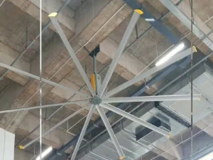 LONGWELL Factory Wholesale 8/10/12/14/16/20/22/24ft HVLS Industrial Ceiling Fan Energy Saving Low Noise Aluminum Alloy for