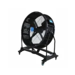 LONGWELL Factory Wholesale Price OEM Industrial Mobile Drum Fan with Strong Wind Metal Blade for Hotel Garage Commercial House