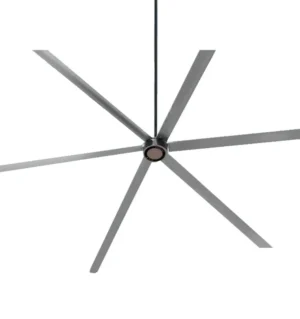 LONGWELL HVLS Fan 10/12/14/16/20/22/24/26ft Industrial Ceiling Fans EC Motor 6 Blades Electric Power Big Fan for Long Time Use
