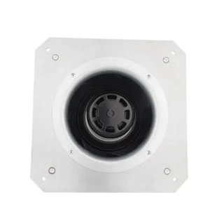 LONGWELL High Pressure OEM 155mm EC Centrifugal Exhaust Fan Compact Design Stainless Steel External Rotor Motor Technology