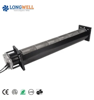 LONGWELL Industrial Crossflow Fan EC 110mm 50/60Hz 0-10V/PWM Control Custom Length Tangential Fans for HVAC System Bulk Supply
