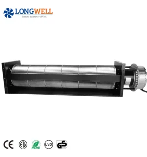 LONGWELL Industrial EC Cross Flow Fan 12V~230V 62-143Pa Tangential Ventilator for Large HVAC System Equipment Bulk Manufacturer