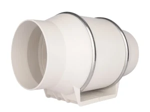 LONGWELL OEM 6 Inch AC Duct Inline Fan 115v 2480RPM HVAC Ventilation System Axial Flow Fan Low Noise Plastic Duct Fan Exhaust