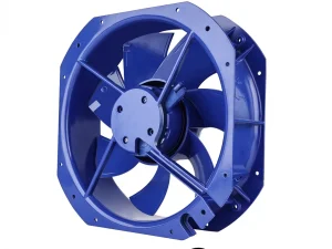 LONGWELL 250mm EC Axial Fan, Industrial Axial Ventilation Fan, 220V IP55, 115 W, PA66, for HVAC Systems, AHU, FFU