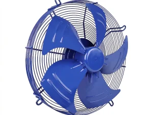 LONGWELL 450mm EC Axial Fan, Industrial Axial Ventilation Fan, 220V IP54, 420 W, PA66, for AHU, FFU, Data Center Cooling