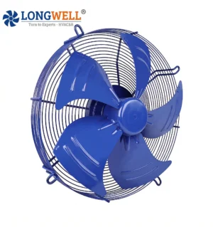 LONGWELL OEM EC Axial Fan 450mm IP54 PA66 Blades 420W 1590 RPM ETL CE for Commercial Kitchen Exhaust