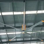 LONGWELL OEM Industrial Ec Motor Ceiling Fan for Gym Smart Low Energy Remote Control Aluminum Blade Hvls Fan