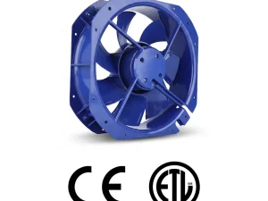 LONGWELL 250mm EC Axial Fan, Industrial Axial Ventilation Fan, 220V 0–10V/PWM Control, PA66, PWM Control, for AHU, FFU, Data Center Cooling