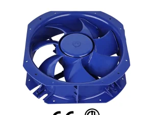 LONGWELL 250mm EC Axial Fan, Industrial Axial Ventilation Fan, 220V IP55, PA66, for AHU, FFU, Data Center Cooling