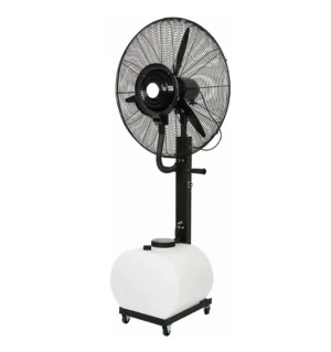 LONGWELL OEM Mist Fans Commercial Outdoor Pedestal Oscillating Warehouse Powerful Air Cooling Standing Mist Fan With Water Tank