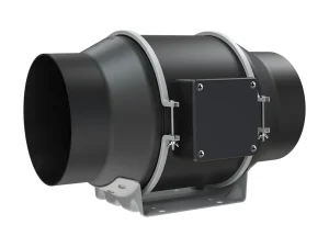 LONGWELL 100mm EC Inline Duct Fan, Exhaust Ventilation Fan, 110V, for HVAC Systems