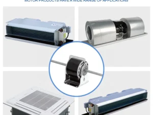 LONGWELL Single Phase Induction Fan-Coil Unit AC Motor 220V/50Hz Variable Speed Air Conditioner Fan Motor for Air Curtain