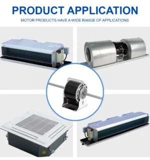 LONGWELL Single Phase Induction Fan-Coil Unit AC Motor 220V/50Hz Variable Speed Air Conditioner Fan Motor for Air Curtain