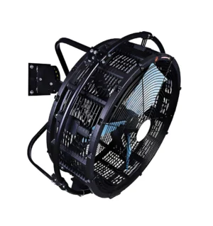 LONGWELL Wholesale 26''/30''/34'' Industrial Wall Mounted Fans Bracket Support HVLS Swing Fan for Commercial Poultry Greenhouse