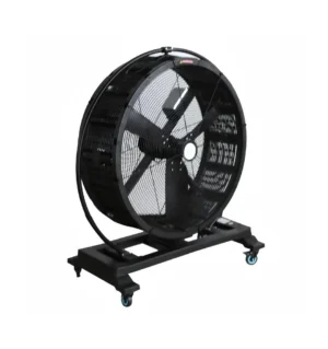 LONGWELL Wholesale 26-48 Inch Drum Fan With Rotation Copper Motor Big Heavy Duty Mobile Industrial Axial Blower Ventilation