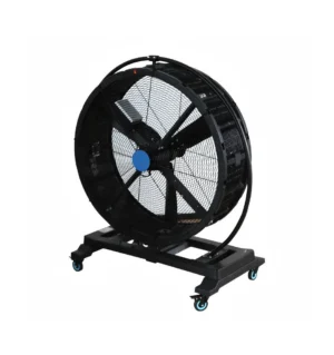 LONGWELL Wholesale 26'' Mobile Rotation Drum Fan Big Air Volume Energy Saving Oscillating High Velocity Industrial Axial Blower
