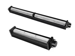 LONGWELL DC Cross Flow Fan, Tangential Blower Fan, 12V, Aluminum Alloy, for AHU, FFU, Cold Storage