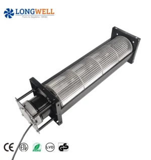 LONGWELL Wholesale EC Cross Flow Blower 120mm 230V 529-1236 CFM Low Noise Tangential Fans for Air Conditioner OEM Factory Custom