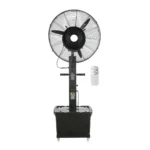LONGWELL Wholesale Industrial Mist Fan Remote Control Outdoor 110v/220v Pedestal Water Mist Fan with Water tank 26 Inch 30 Inch