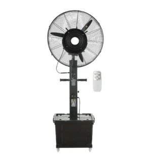 LONGWELL Wholesale Industrial Mist Fan Remote Control Outdoor 110v/220v Pedestal Water Mist Fan with Water tank 26 Inch 30 Inch