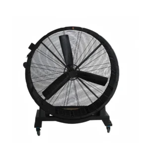 LONGWELL Wholesale Mobile Industrial Drum Fans 26 30 34 42 48 Inch 450W-650W 220V Large Fan Air Cooler Drum Fan with Wheel