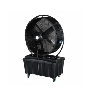LONGWELL Wholesale Mobile Rotation Industrial Misting Fans Outdoor Humidification Water Fogging Cooling Mist Fan with Water Tank