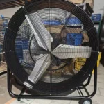 LONGWELL Wholesale OEM ODM Drum Fan 24″ 30″ 36″ 42” 48” Industrial Fans Electric Exhaust Moveable Ventilation Fan with Wheel
