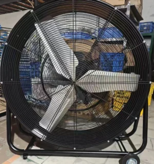 LONGWELL Wholesale OEM ODM Drum Fan 24" 30" 36" 42'' 48'' Industrial Fans Electric Exhaust Moveable Ventilation Fan with Wheel
