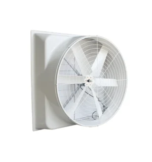 Long Well 15-50 Inch Electric Fiberglass Ventilation Exhaust Fan OEM Poultry FRP Cone Fan for Greenhouse