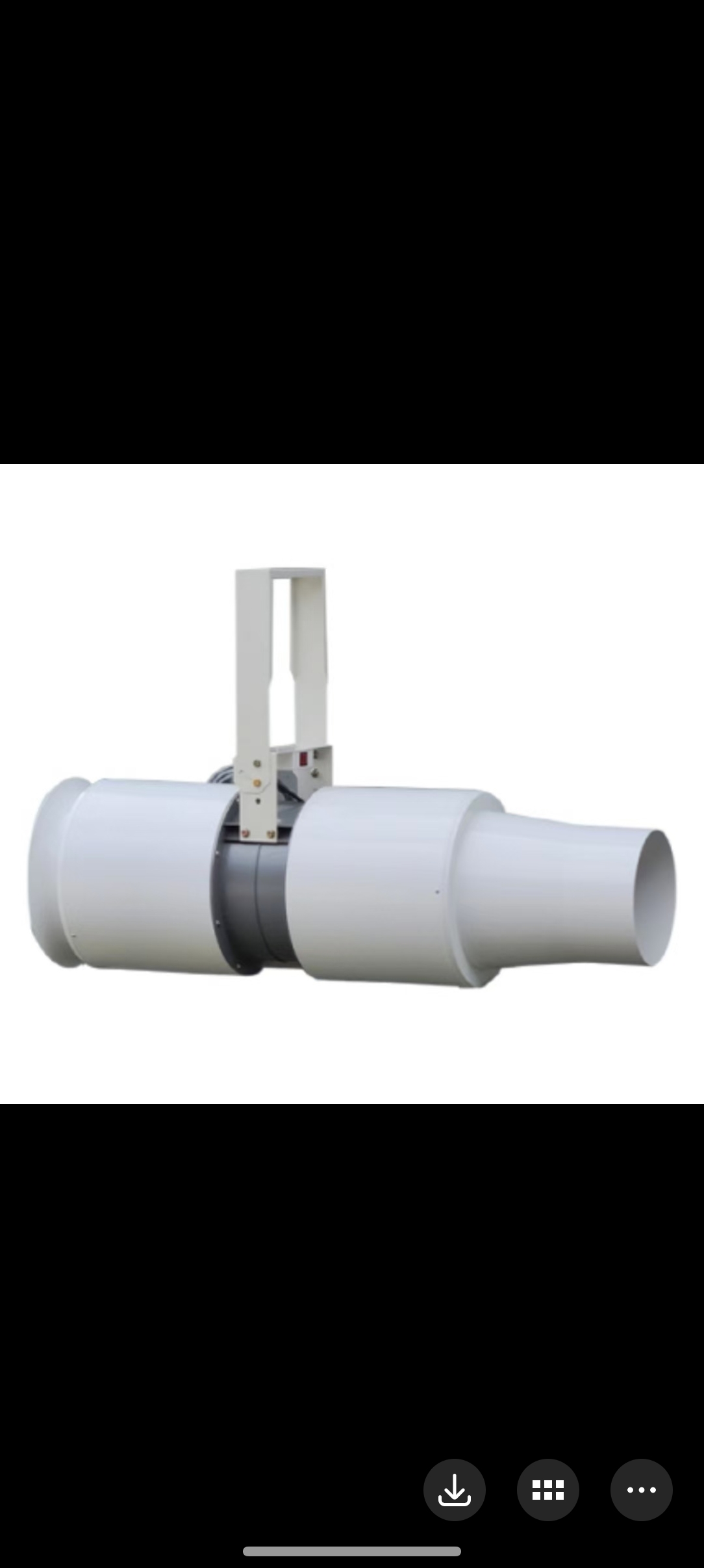 Longwell LWJA series axial jet fan for tunnel and car park ventilation