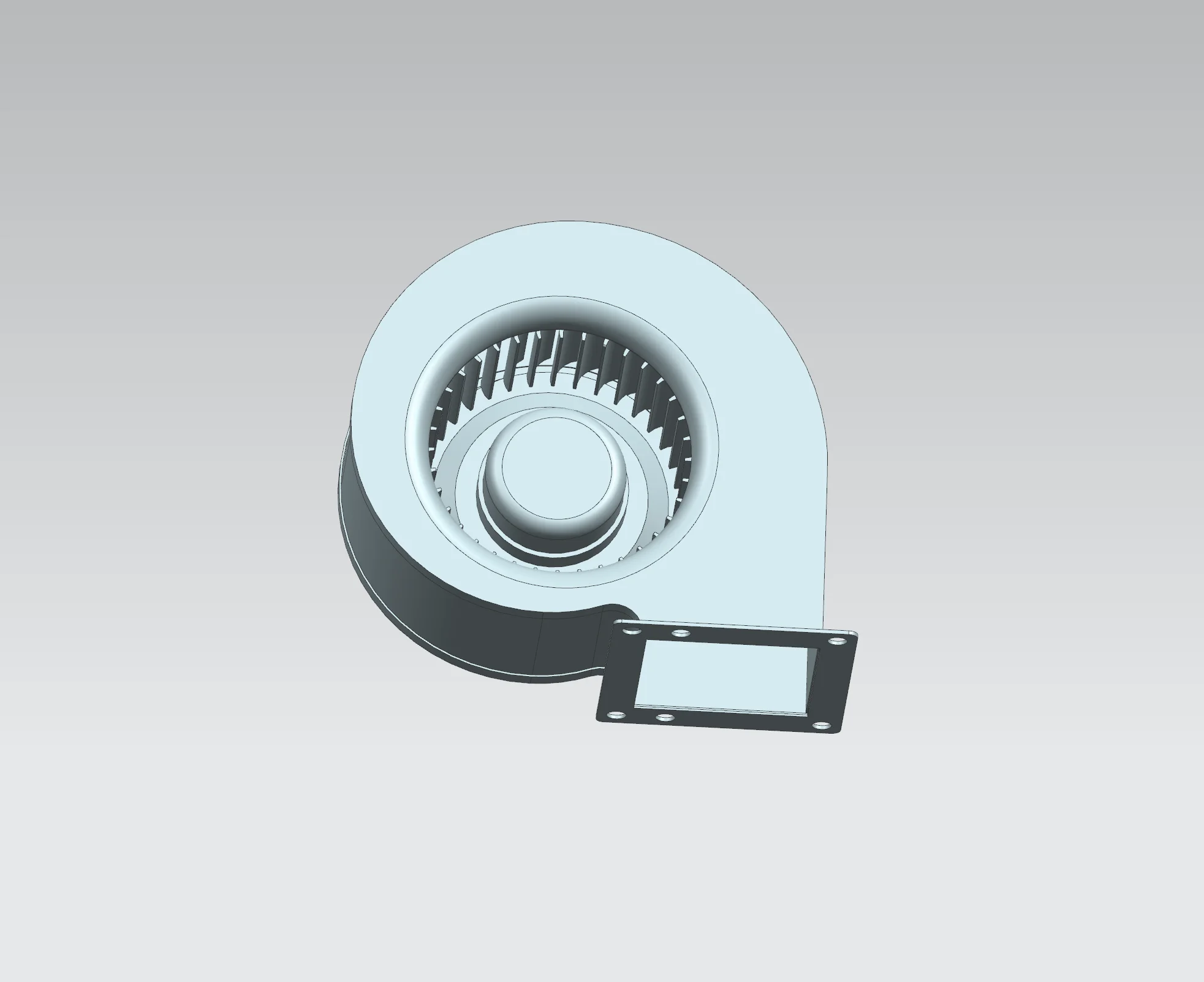 LWFD3G160-072SZ-01 DC centrifugal blower specs and P-Q curve