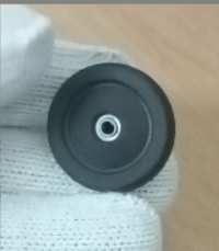 LWMI-φ50X350-01, with bearings+rubber mount