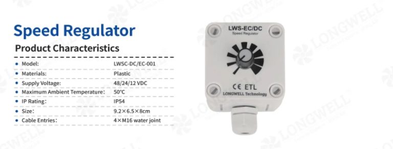 AC fan speed controller, 220V wall-mounted phase-angle type