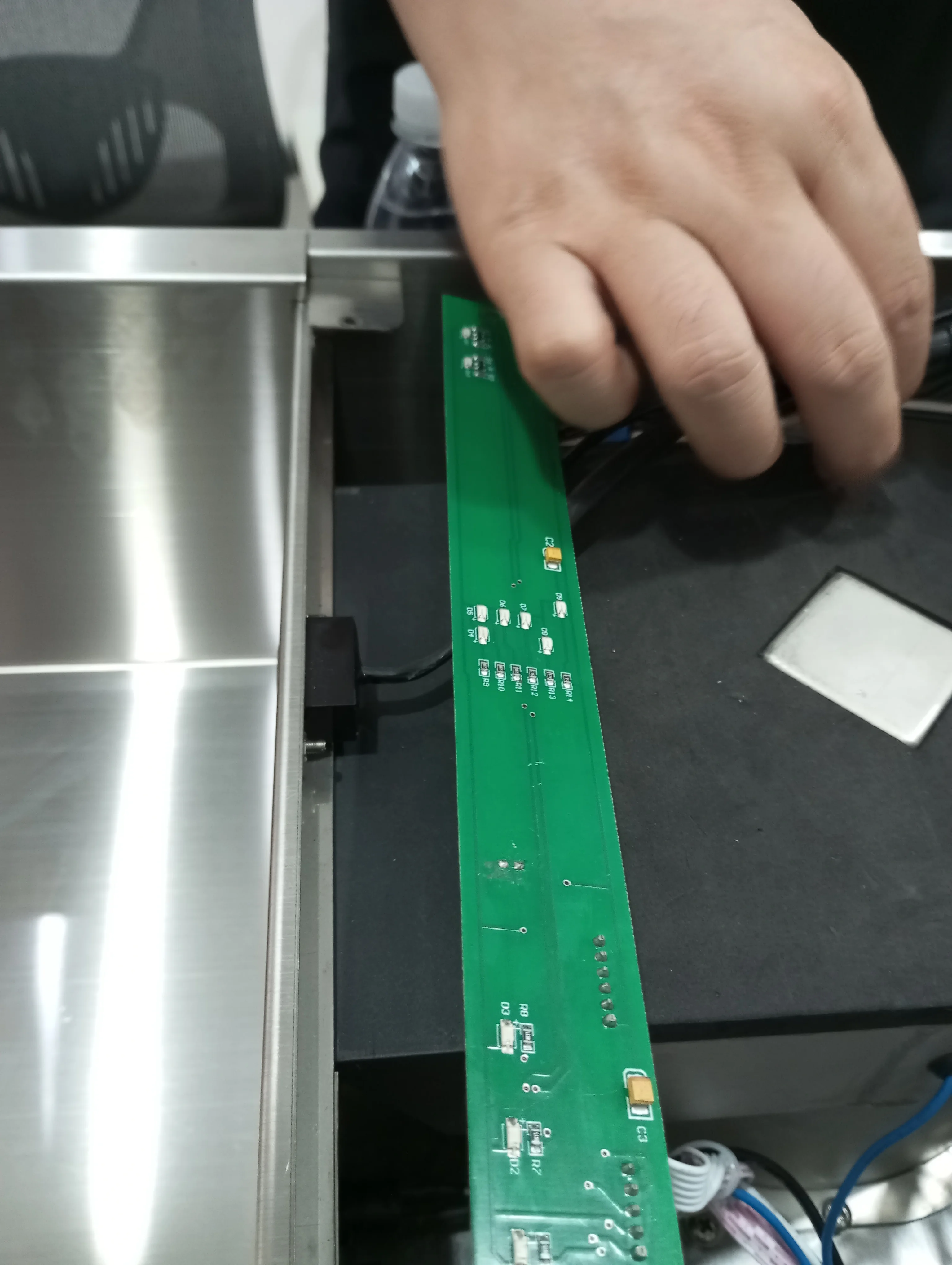 Custom Longwell PCB motor driver with component layout
