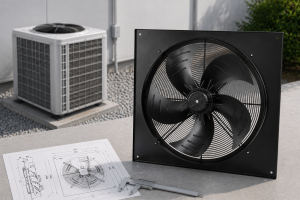 LWAA4D450S-5MEB-39-00 AC Axial Fan for Condenser Units