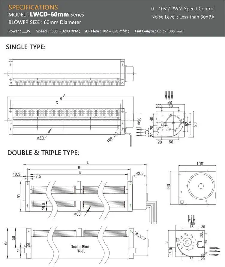 Cross flow fan (7)