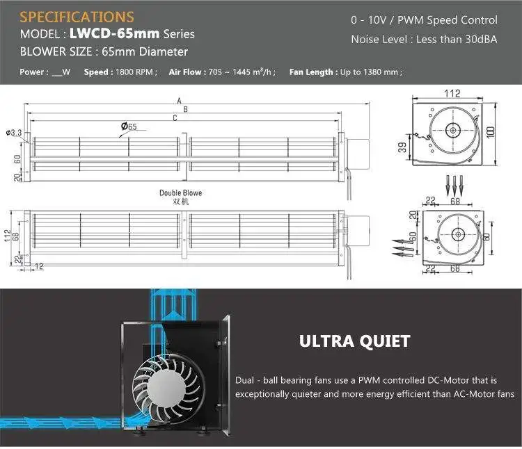 Cross flow fan (8)