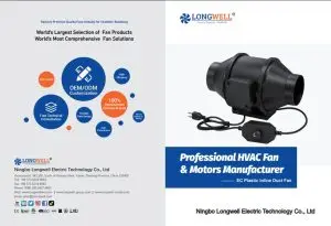 EC Plastic Inline Duct Fan